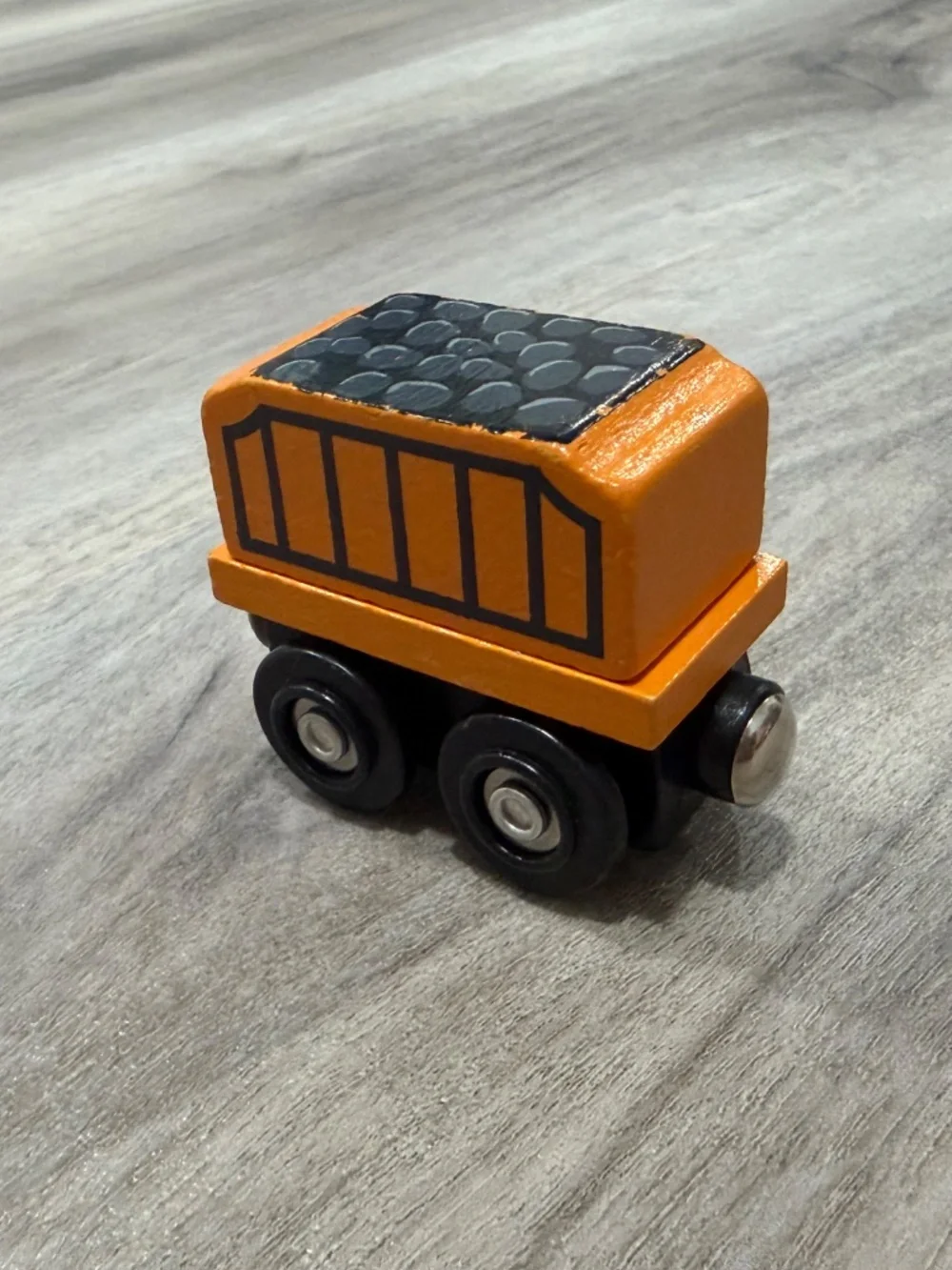 Melissa & Doug Wooden Magnetic Train Cars Lot of 4